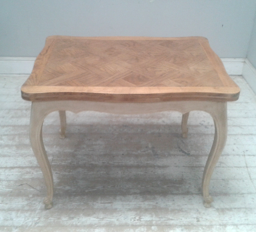 small old french draw leaf dining table